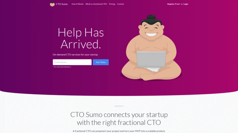 Homepage of ctosumo