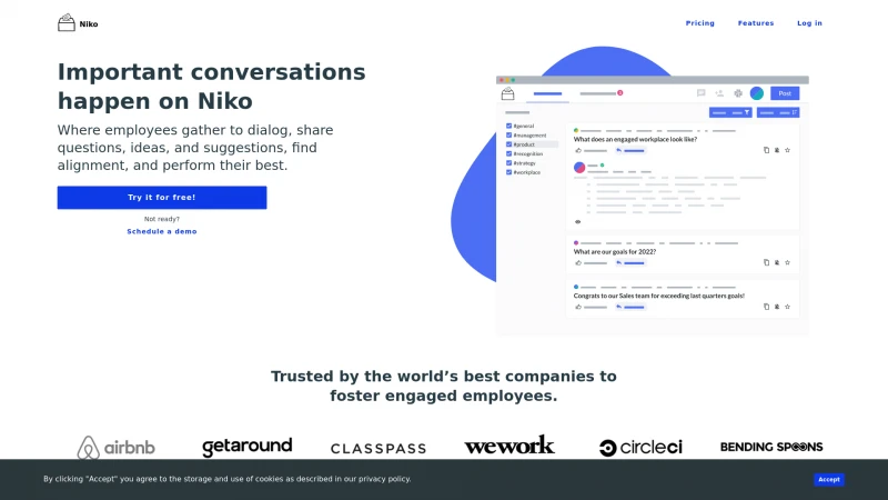 Homepage of getniko