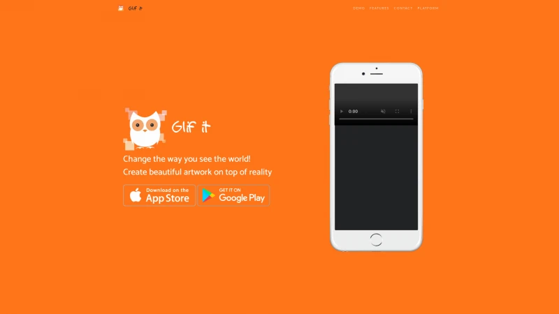 Homepage of glif-it