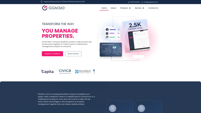 Homepage of gogetmeit