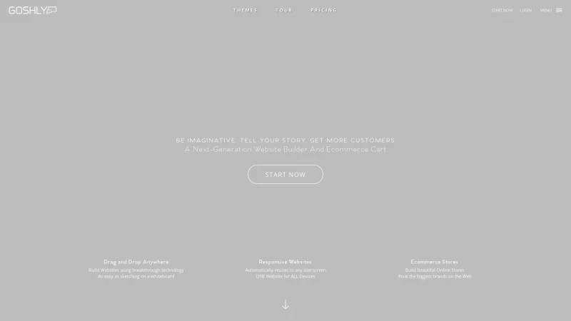 Homepage of goshly