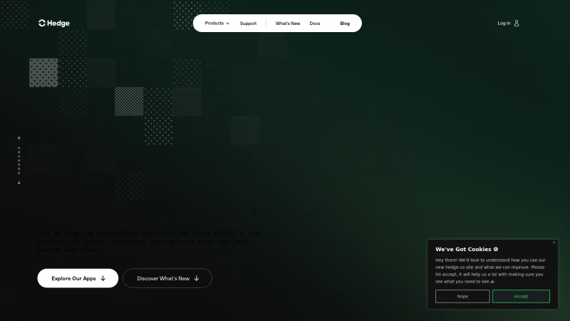 Homepage of hedgeformac