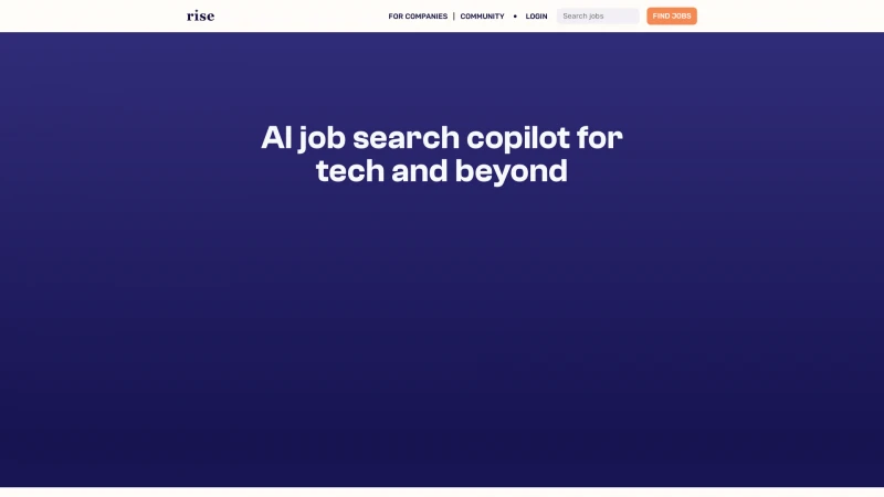 Homepage of joinrise