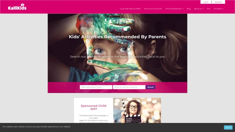 Homepage of kallikids