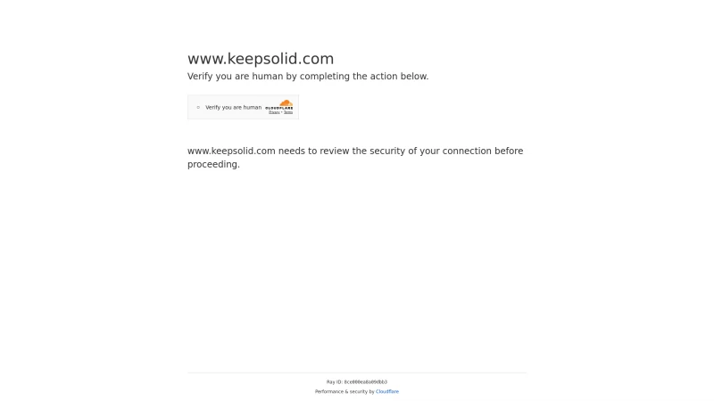 Homepage of keepsolid