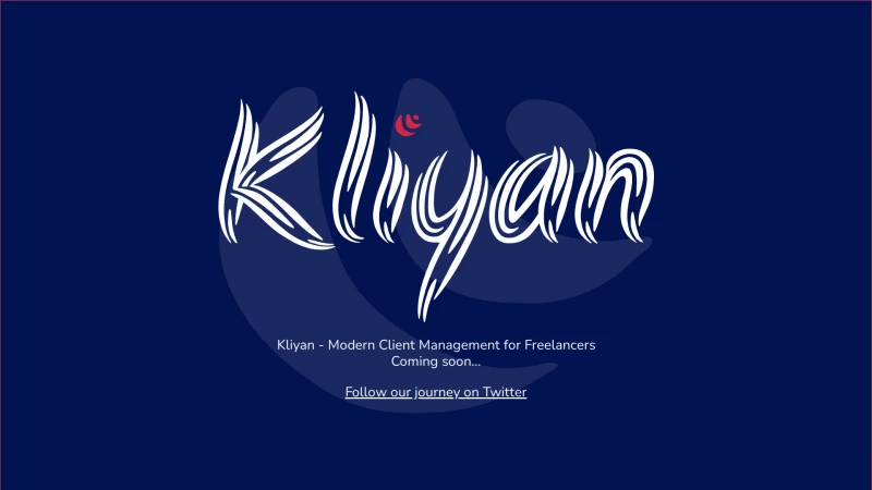 Homepage of kliyan