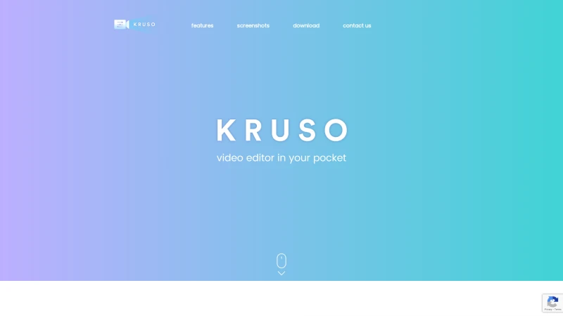 Homepage of kruso