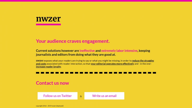 Homepage of nwzer