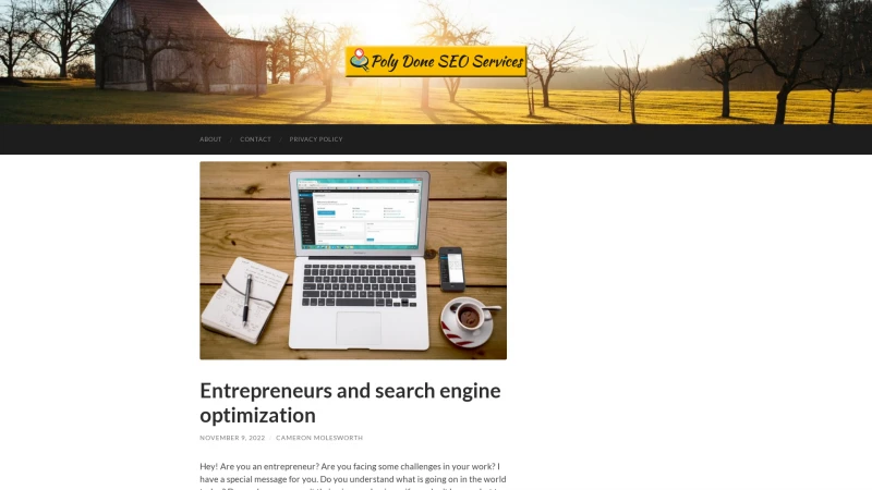 Homepage of polydone