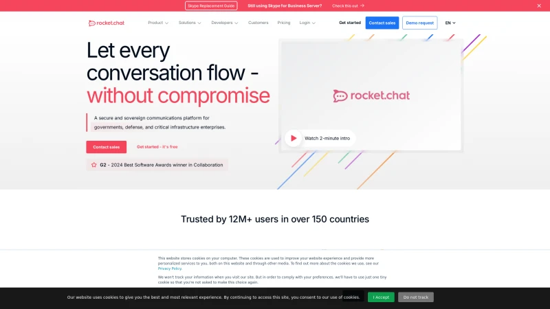 Homepage of rocket