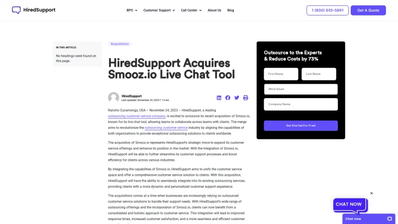 Homepage of smooz