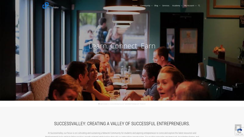 Homepage of successvalley