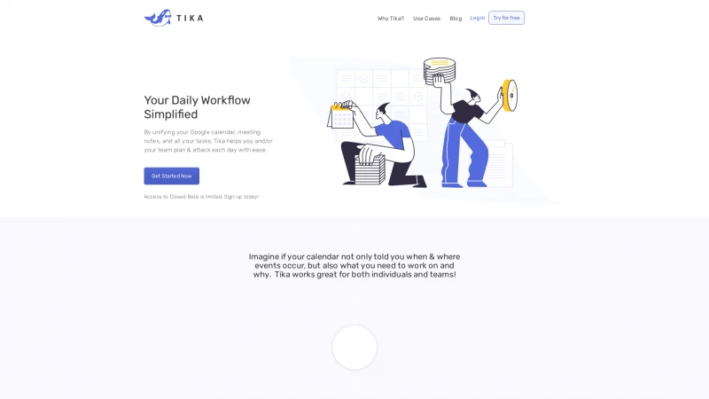 Homepage of tika