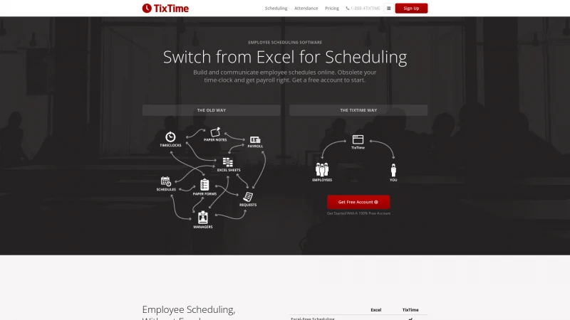 Homepage of tixtime