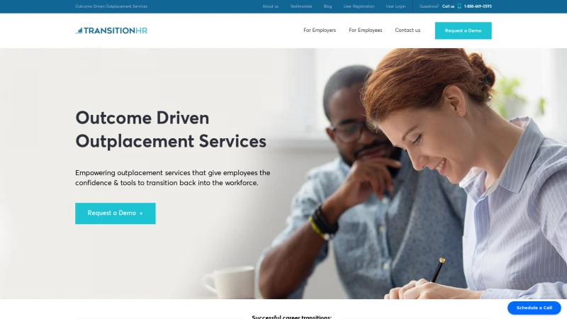 Homepage of transitionhr