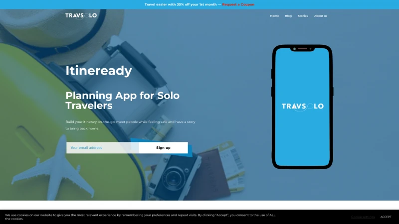 Homepage of travsolo