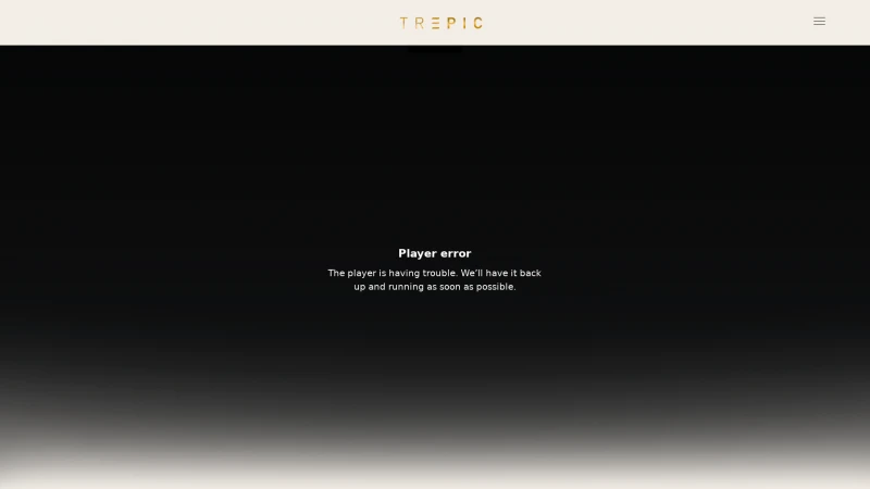 Homepage of trepic