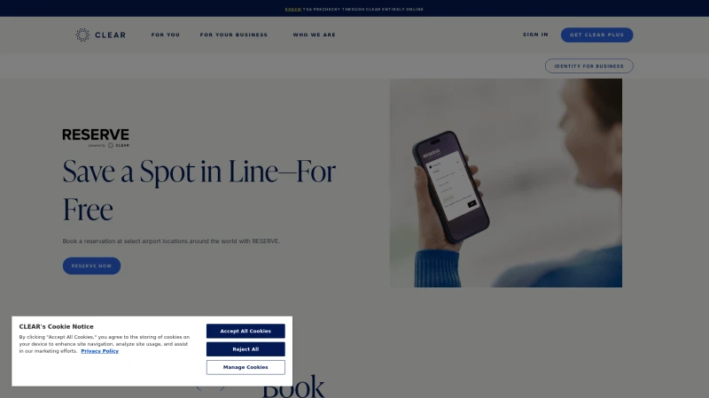 Homepage of whyline