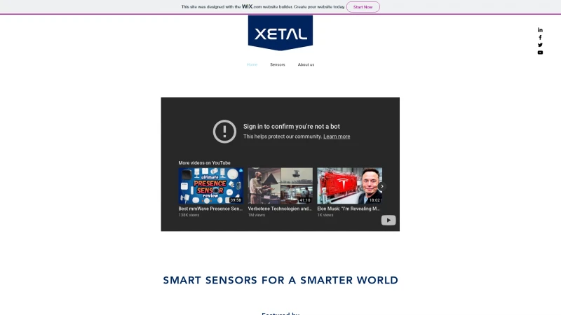 Homepage of xetal