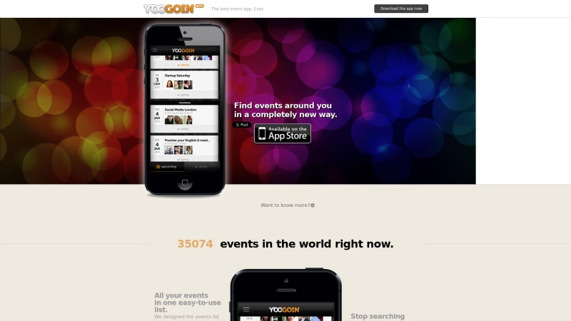 Homepage of yoogoin