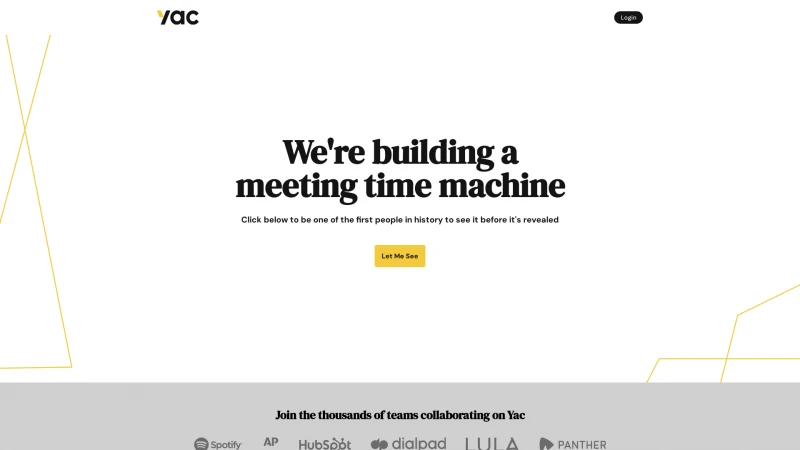 Homepage of yac